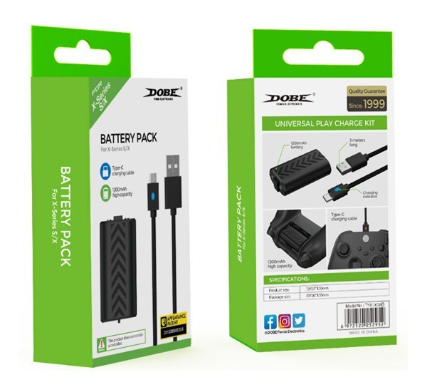 باتری قابل شارژ دسته Xbox Series به همراه کابل USB-C
