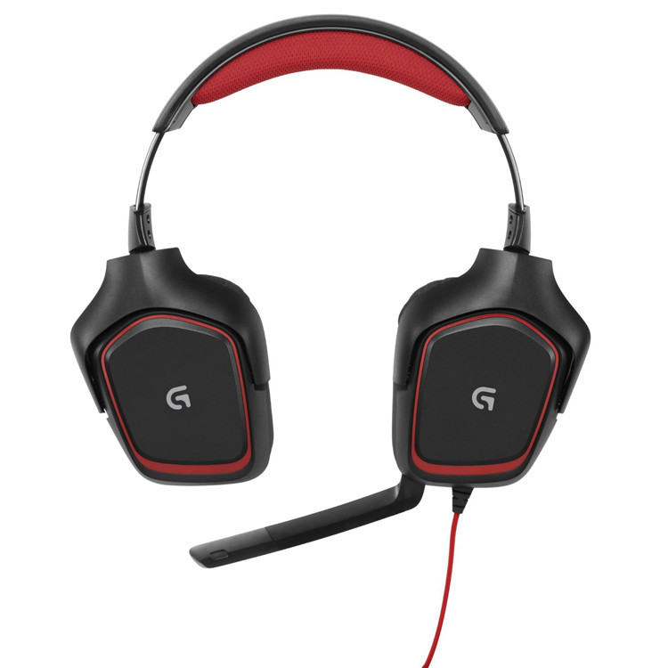هدست Logitech G230 - سیاه/قرمز