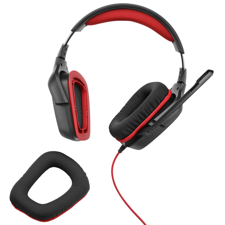 هدست Logitech G230 - سیاه/قرمز