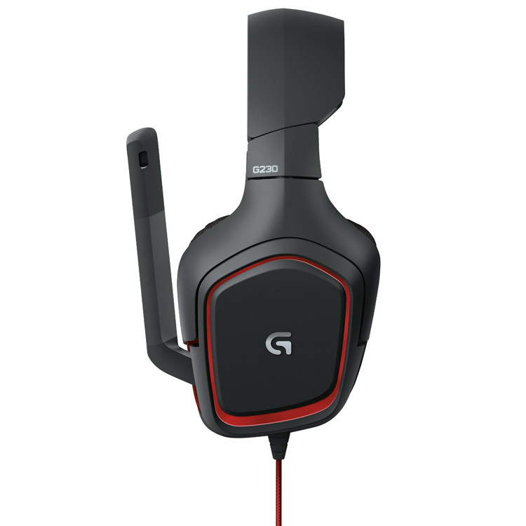هدست Logitech G230 - سیاه/قرمز