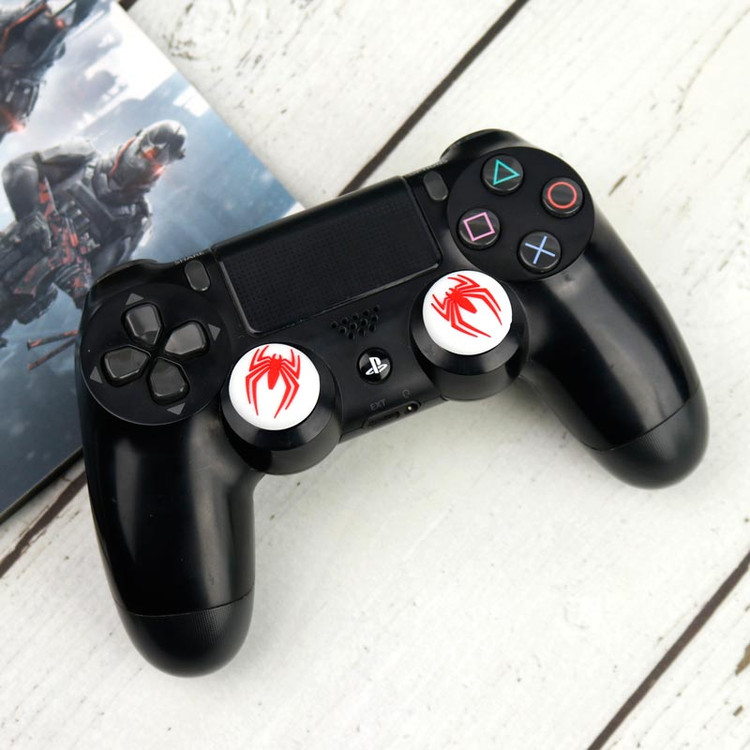 روکش آنالوگ دسته PLAYSTATION / XBOX طرح Spider Man سفید