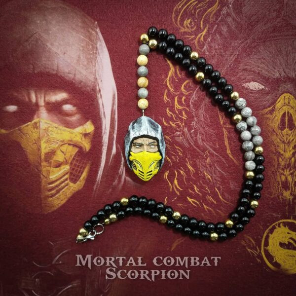 گردنبند رزینی طرح Scorpion