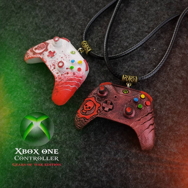 گردنبند رزینی طرح دسته بازی ایکس باکس XBox controller