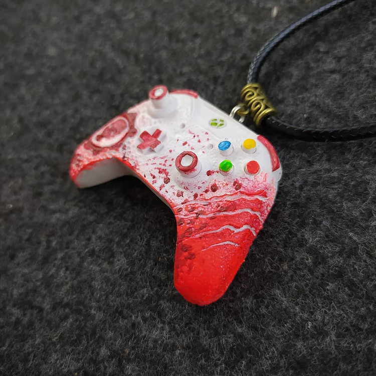 گردنبند رزینی طرح دسته بازی ایکس باکس XBox controller