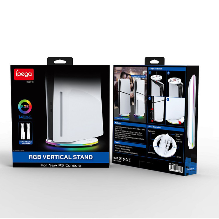 پایه نگهدارنده RGB دار PS5 اسلیم آی پگا iPega PG-P5S025S